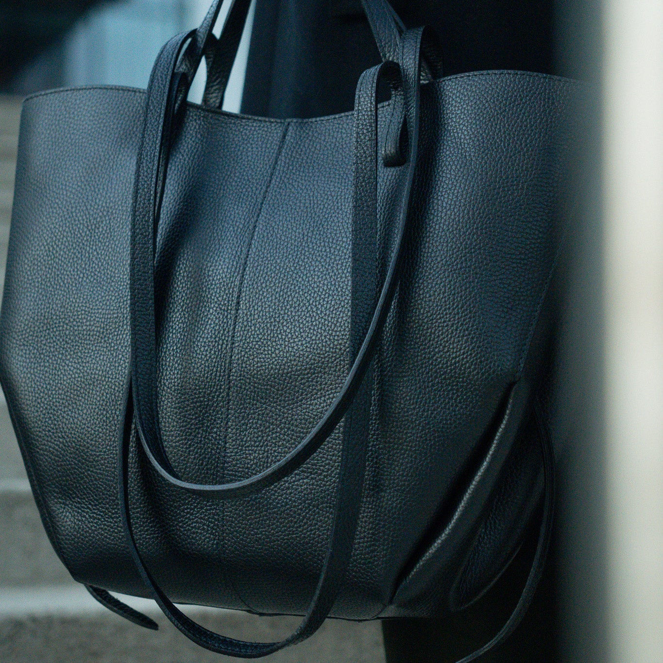 black office bag which looks like polene