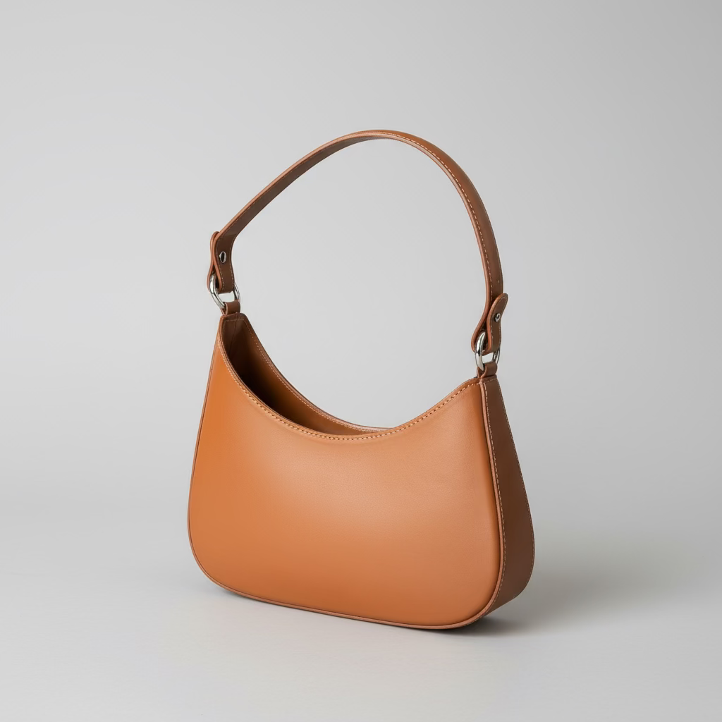 camel brown handbag